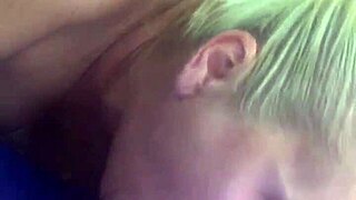 does slutty wife suck then ride husband's cock in pov?