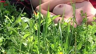 Boss fucks young secretary outdoors 🔥