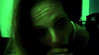 Harmony enjoys sucking eefahs big black cock.