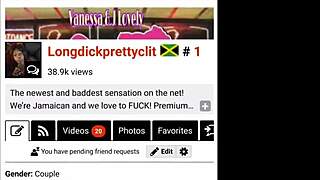 hot black chick gives epic blowjob and takes monster cock bareback in caribbean vibe