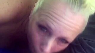 does slutty wife suck then ride husband's cock in pov?