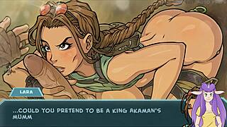 Star Chanel 34: Lara Croft’s early blowjob scene in part 92