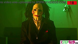 Stuck in a room with teen stepsister and her hot best friend during Halloween for taboo sex.