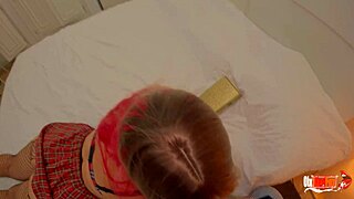 chica caliente follada en su culo apretado despues de clase