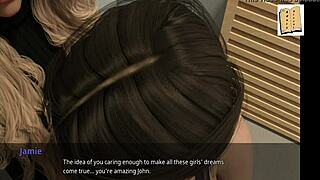 my brunette girlfriend feels shocked discovering john's secret in wvm 66 with big tits and ass