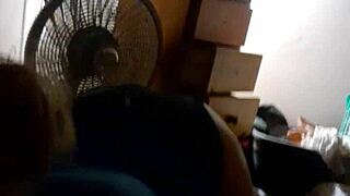 Sexy blonde surf chick subtly suggests deepthroat blowjob on monster cock.