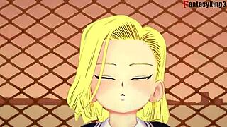 dragon ball zex chapter 2 android 18 and videl want to fuck gohan!!