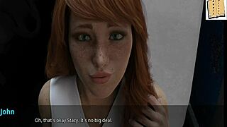 my brunette girlfriend feels shocked discovering john's secret in wvm 66 with big tits and ass