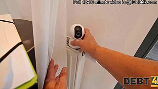 debt4k watching every step you take with blonde czech