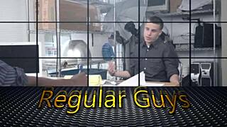 Gay celebrity takes director's monster cock?