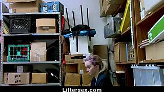 teen thief lexi lore gets fucked doggystyle by security officer 😈