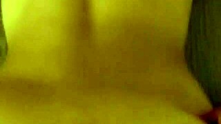 Slut girlfriend gets huge facial from nerd friend 😏