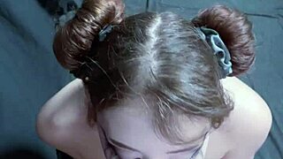 Pov yur goth girlfriend sux cock n gets facial