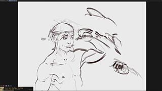 2022-06-23 timelapse of cartoon anime hentai!