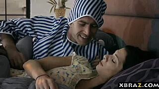 Pornstar Nikki Benz turns into a wild real-life fleshlight for action.