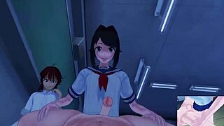 Anime futanari gets pounded in pov anal