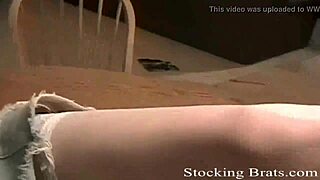 intense lesbian sex in stockings with femdom and bdsm