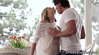 Beautiful European Model Engages In Passionate Riding And Banging.