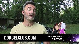 Behind The Scenes: Lana In Lingerie Submits Outdoors