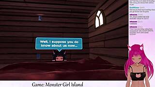 vtuber plays monster girl island part 1