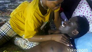 Yakee gets excited as her body is stimulated by a large object.