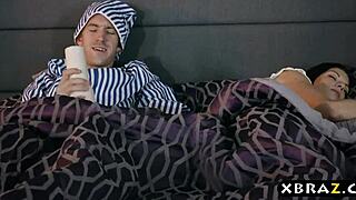 Pornstar Nikki Benz turns into a wild real-life fleshlight for action.