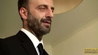 inked busty milf ashley rider gets face-fucked by her master! 🔥