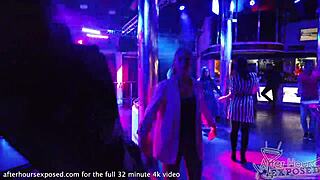Holiday in Stockholm turns into wild 3way lesbian glowstick pussy party! 😜