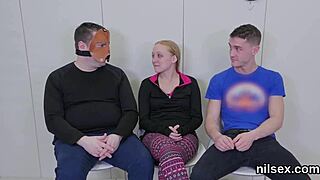 Sexy chick undergoes awkward anal therapy in the butt hole asylum