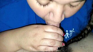 Watch Mike-Ram give a sloppy blowjob to that big cock.