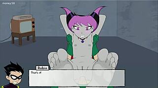 18Titans Episode 43 explores deep hentai action with Raven and Jinx.