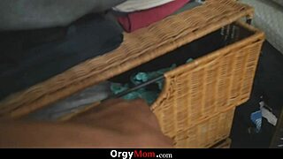 Stepmom Catches Stepson Sniffing Panties
