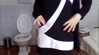 so hot this wonderful but rude girl pee everywhere