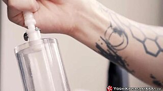 asian gay jock yoshi kawasaki masturbates his monster cock