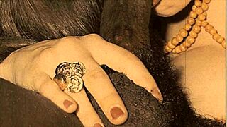 Just digging this vintage interracial scene with white studs and black beauty.