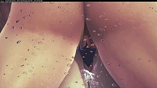 Chun Li and Cammy fight with big tits and pussy fingering