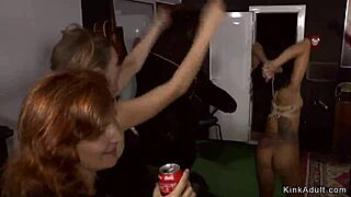 dark haired euro woman in public outdoor scene with voyeur elements