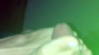 My wife gives a beautiful footjob with her feet