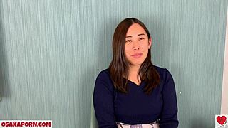 Chubby amateur Chika tries blowjob and titjob for first time 😍