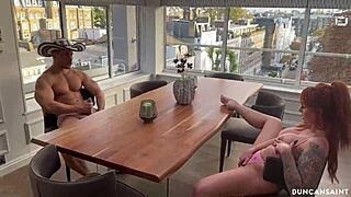 BIG TIT REDHEAD ZOE GREY WITH MONSTER COCK