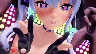 Hololive Hoshimachi Suisei in 3D sex MMD 3