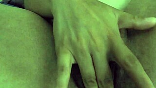 having a fun party with a friend at home