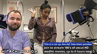 Become doctor in tampa, give miss mars hitachi orgasms during college physical 😍