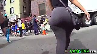 Voyeur captures high definition scene of ass orgasm in porn video