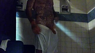 imagine stroking this big dick in the shower