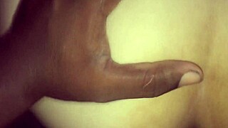 having a fun party with a friend at home