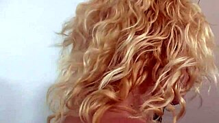 Blonde lesbians intensely pleasure each other's wet pussies with passion