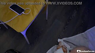 Hot Jane, ex-girlfriend, delivers amazing blowjob to her couple.