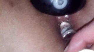 Anal dp dildo intense double penetration