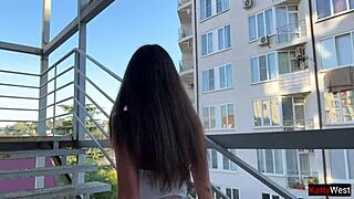 18 year old beauty loves public sex 😍